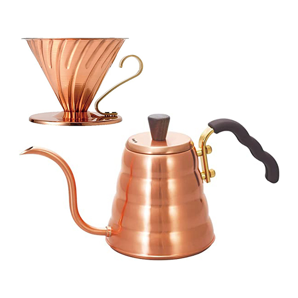 HARIO V60 copper Dripper/ Kettle Vono 700ml