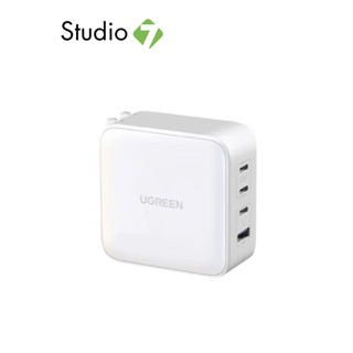 อะแดปเตอร์ Ugreen Wall USB Charger 1 USB-A / 3 USB-C (PD100W) (US) GaN White (15336) by Studio7