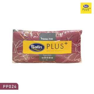 Satin plus ที่นอนปิกนิค ถอดซักได้ ขนาด 3.5 ฟุต นุ่มหนา 3 นิ้ว Smooth & Comfort แถมฟรีหมอนหนุน 1 ใบ