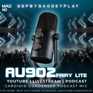 [กรุงเทพฯ ด่วน 1 ชั่วโมง] Maono USB Microphone AU-902 Set Cardioid Condenser Podcast Mic