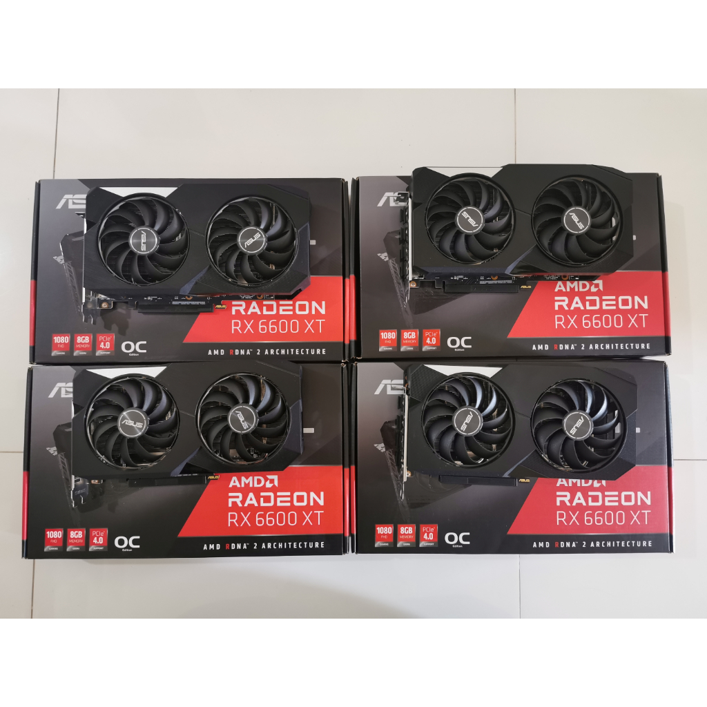 [มือสอง] Radeon 6600xt ASUS ประกันไทย