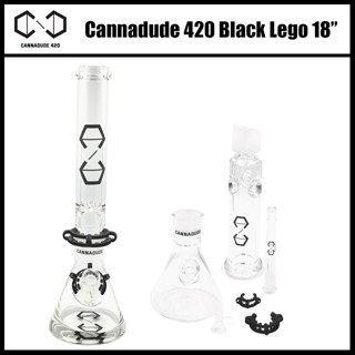 Cannadude420 Beaker Lego 18" บ้องแก้ว V.2 แจกันแก้ว 9 mm Thick - 34 mm Adapter