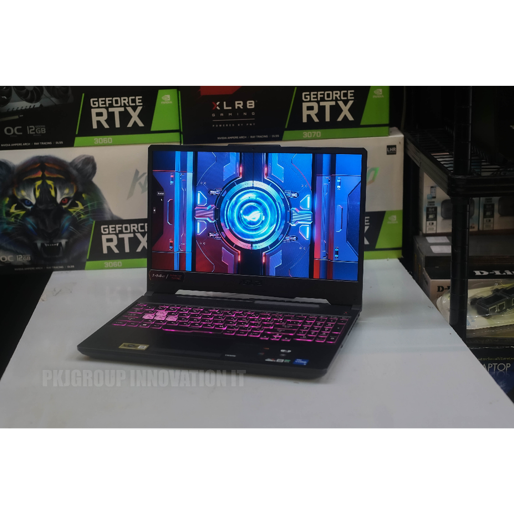 โน๊ตบุ๊คเล่นเกมมือสอง ASUS TUF FX506HE-HN011W i5-11400H RAM 8 GB RTX 3050Ti