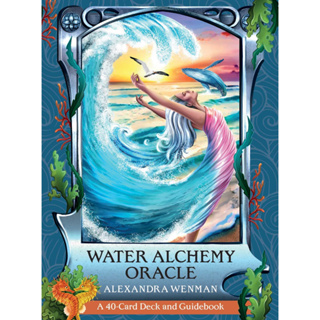 ไพ่ออราเคิลแท้ พร้อมส่ง Water Alchemy Oracle: A 40-Card Deck and Guidebook