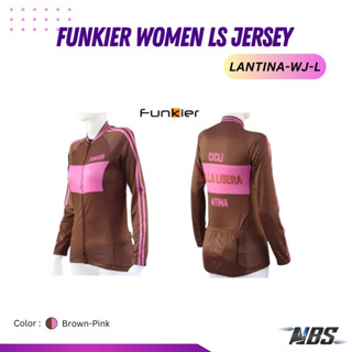 เสื้อปั่นจักรยาน Funkier Women LS Jersey LANTINA-WJ-L