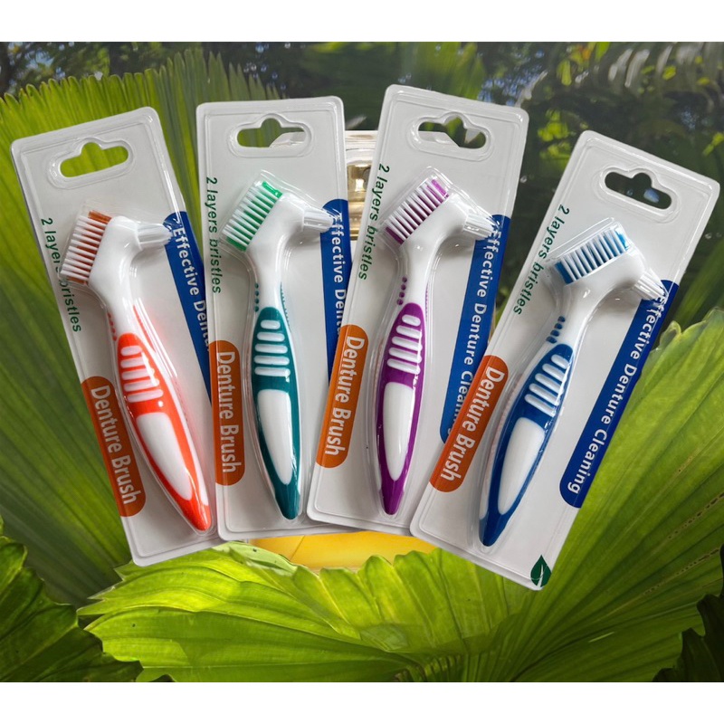 แปรงทำความสะอาดฟันปลอม รีเทนเนอร์ Denture Brush