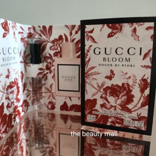 น้ำหอมทดลอง gucci bloom gocce di fiori edt 1.5ml กุชชีบลูมสีชมพู