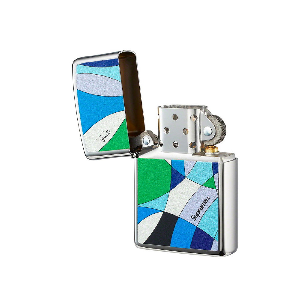 SUPREME®x EMILIO PUCCI® x ZIPPO® (BLUE)