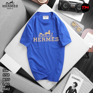 hermes เสื้อยืดแขนสั้น