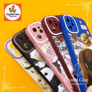 OPPO A15 A57(2022) A74(5g) A94(5g) F7 Reno8T เคสมือถือนิ่ม TPU กันเลนส์กล้องนูนลายการ์ตูน น่ารัก