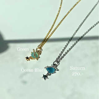 imean.store - Saturn necklace | สร้อยคองานจี้โอปอล มี 2 สี