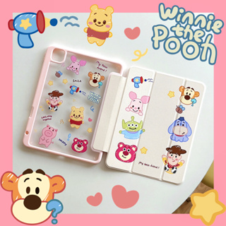 🔥พร้อมส่ง🔥 เคสไอแพด Air6 Air7 Gen11 อะคริลิค วินนี่เดอะพูห์ Pooh ช่องใส่ปากกาขวา เคส ipad Pro MINI7