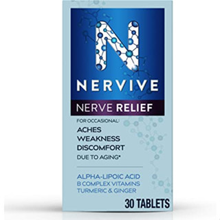 Nervive Nerve Relief 30 Tables บรรเทาอาการปวด เส้นประสาทบริเวณนิ้วมือ นิ้วเท้า