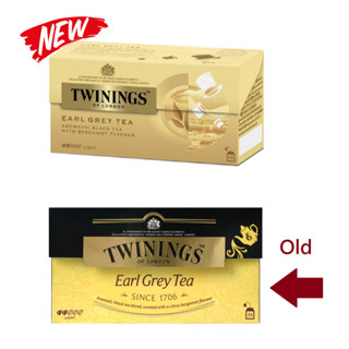 ล๊อตใหม่ล่าสุด อร่อย ขาดตลาดบ่อย จนต้องมีติดบ้าน ทไวนิงส์ ชาเอิล์ลเกรย์ Twining Earl Grey Tea 25ซอง