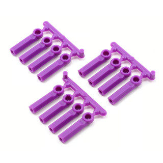 RPM Long Shank Rod Ends (12) 4-40 Purple 73398