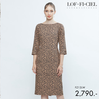 Lofficiel ชุดเดรส Dress : ชุดแซกสั้น TIGER COLLECTION (FZ12LW)