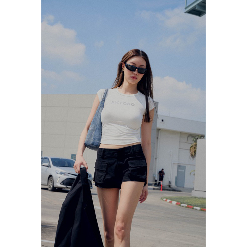 Very Piccoro Baby Tee เสื้อยืดโลโก้ฟรีไซส์