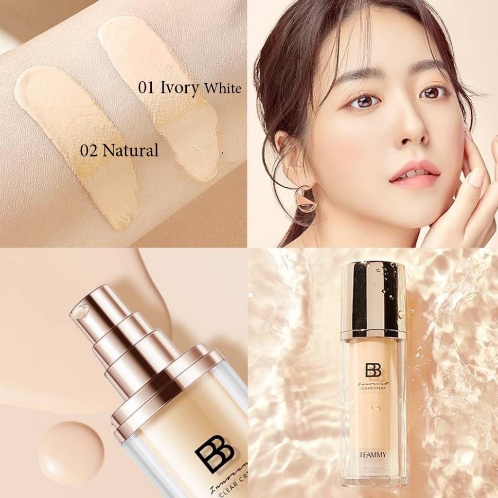 M8001 Teammy BB Clear Cream ทีมมี่ บีบี อินโนเซ็นท์ เคลียร์ ครีม ปกปิดรอยด่างดำ เรียบเนียนคุมมัน