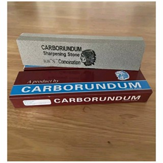 หินลับมีดมีด หินฝนมีด ลับคมมีด พกพาสะดวกwhetstone ใช้ได้ทั้ง 2 ด้าน Carborundum ใช้ดีบอก