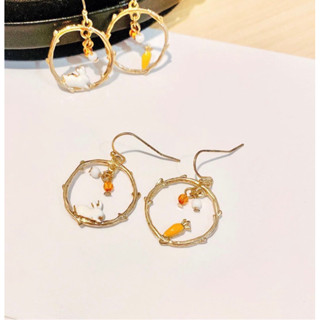 Garden earring ต่างหูสัตว์ในสวน