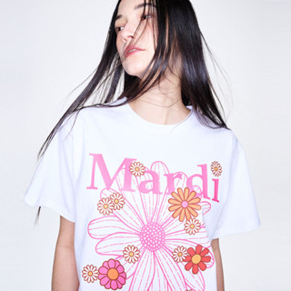 MARDI MERCREDI TSHIRT FLOWERMARDI BLOSSOM_WHITE PINK direct shipiing from korea