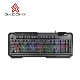 GADONX GK-8740 คีย์บอร์ดเกมมิ่งมีไฟ Rainbow Backlight Gaming Keyboard รับประสินค้า 2 ปี!!