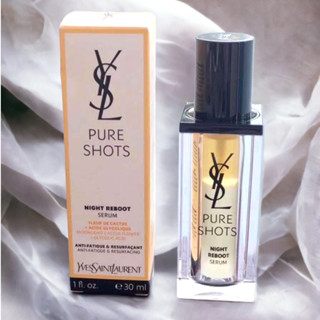 ลด 18% {โค้ด 8MZCRVW} [พร้อมส่ง] YSL Pure Shots Night Reboot Serum