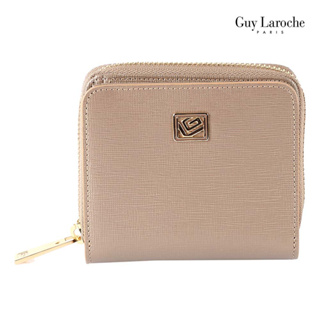 Guy Laroche กระเป๋าสตางค์พับสั้นซิปรอบ รุ่น AGP0043 - สีน้ำตาล