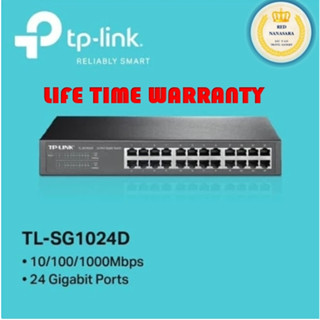 Tplink Gigabit Switching24port hub lan รุ่นTL-SG1024D