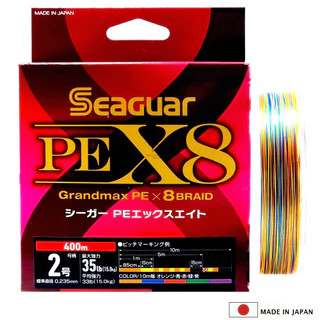 SEAGUAR GRANDMAX PE X8 150m 200m 300m 400m *** สาย PE จิ๊กกิ้ง แคสติ้ง ของแท้ญี่ปุ่น 100% ***