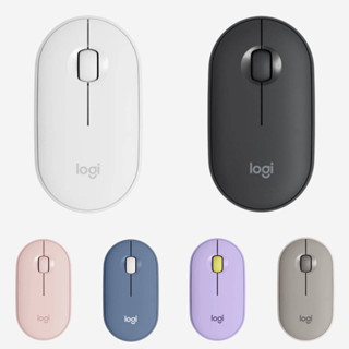 Mouse M350  Logitech Wireless เม้าส์ไร้สาย 2 ระบบ USB 2.4 Ghz/ Bluetooth บางปุ่มเงียบ