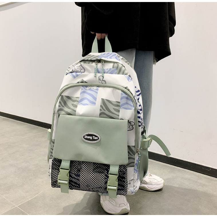 ใหม่ MR.LUGGAGE กระเป๋าเป้สะพายหลัง กระเป๋านักเรียน สไตล์เกาหลี ใสๆน่ารัก กระเป๋าเป้โดย มิสเตอร์ลักเ