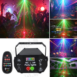 Mini LED Light 3 in 1 แสงเลเซอร์ ไฟเวที ไฟดิสโก้ KTV Party Light ไฟปาร์ตี้