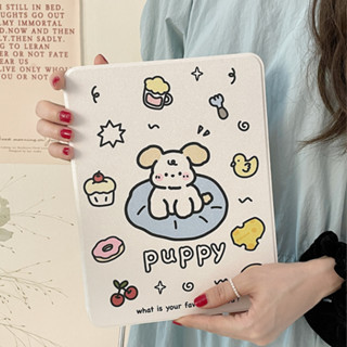 🎁ส่งของขวัญ🎁ลูกสุนัข การ์ตูน เคส for iPad Gen10 10.9 2022 Gen9 10.2 pro 11 2021 เคสไอแพด Air4 5 Case การหมุน 360 dog