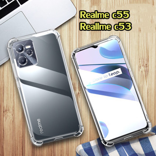 เคสโทรศัพท์มือถือแบบใส กันกระแทก สําหรับ realme c53 c33 c35 c30 c30s c21 c11 2021 c12 c15 c3 c17 realme 5 5i 5s