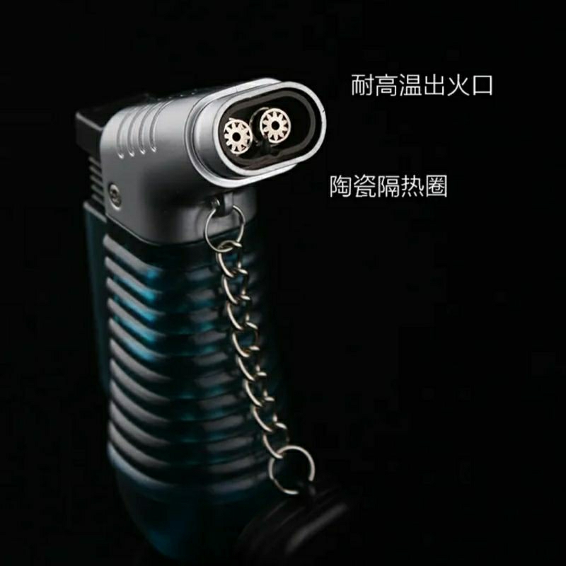 ไฟแช็คแก๊ส 2 ท่อ เทอร์โบ ไฟฟู่กันลม มี 5 สี พร้อมจัดส่ง PZ2