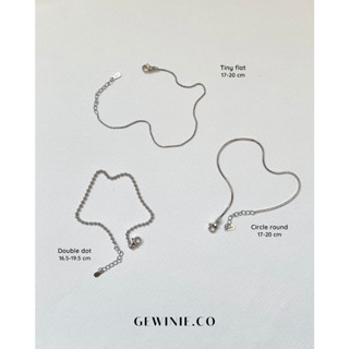 Gewinie.co - Silver chain bracelet