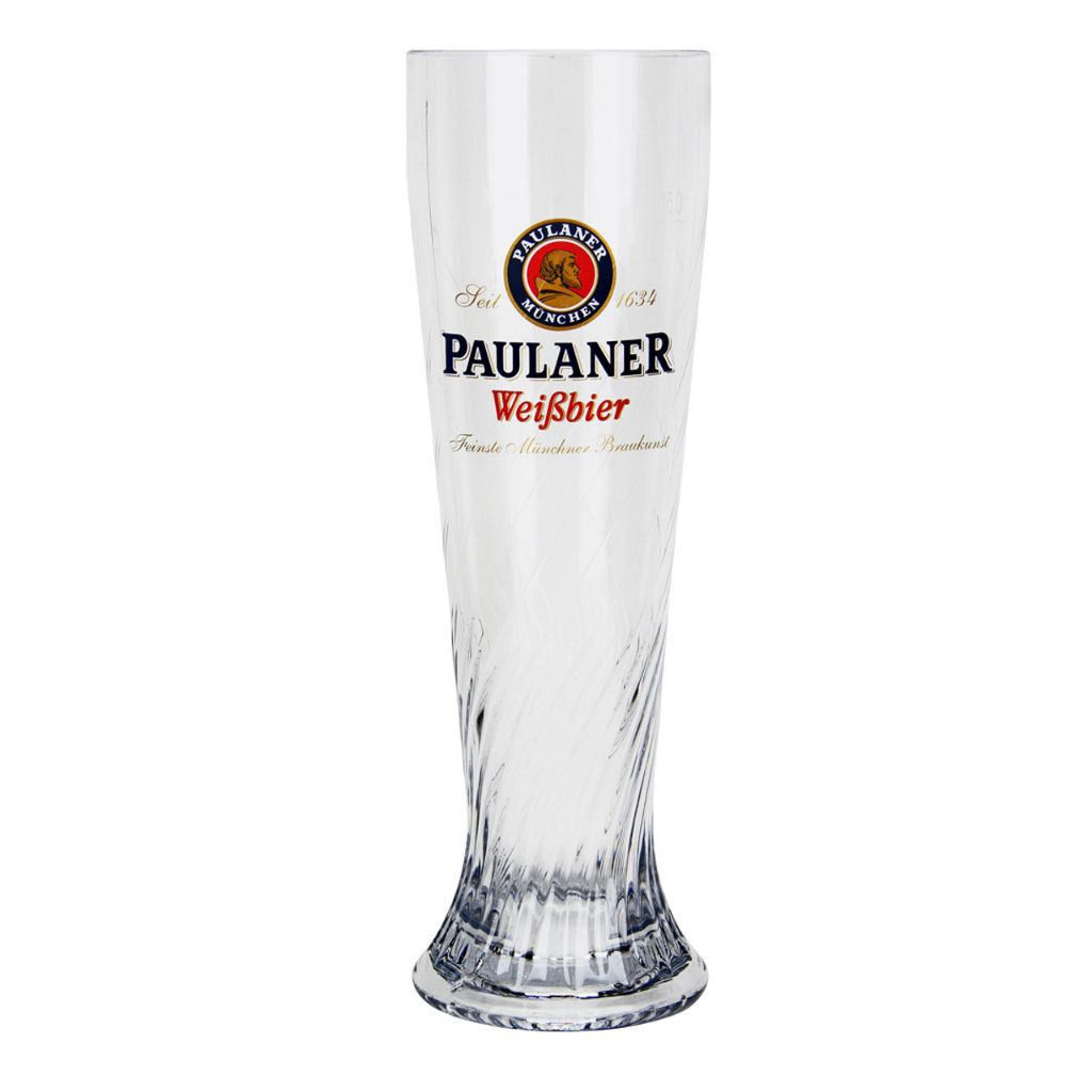 พร้อมส่ง Paulaner Weissbier glass 500 ml 6 piece แก้วเบียร์ Paulaner 500 มล. 6 ใบ