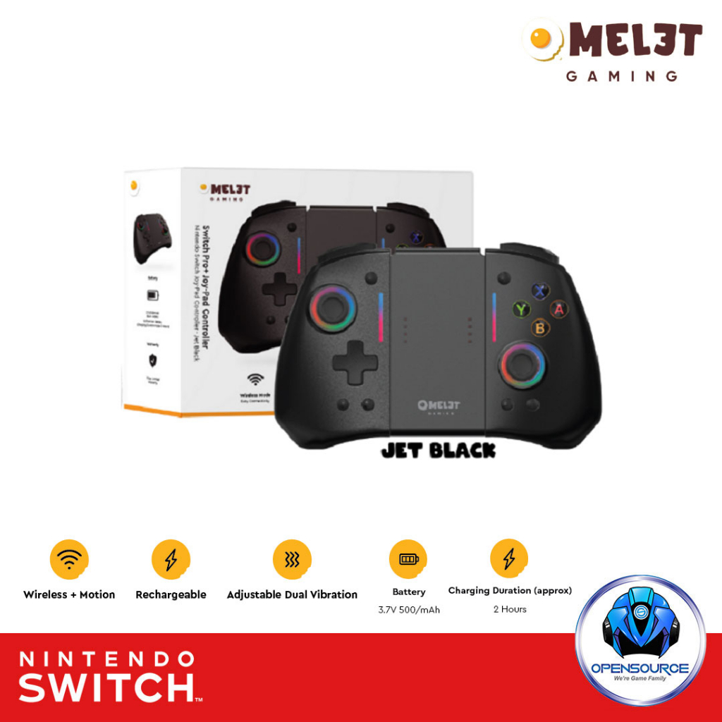 [ใส่แล้วจับได้มั่นแน่นอน-พร้อมส่ง]Nintendo: OMELET Gaming for Nitnendo Switch - Pro+ Joy-Pad Controller (Original)