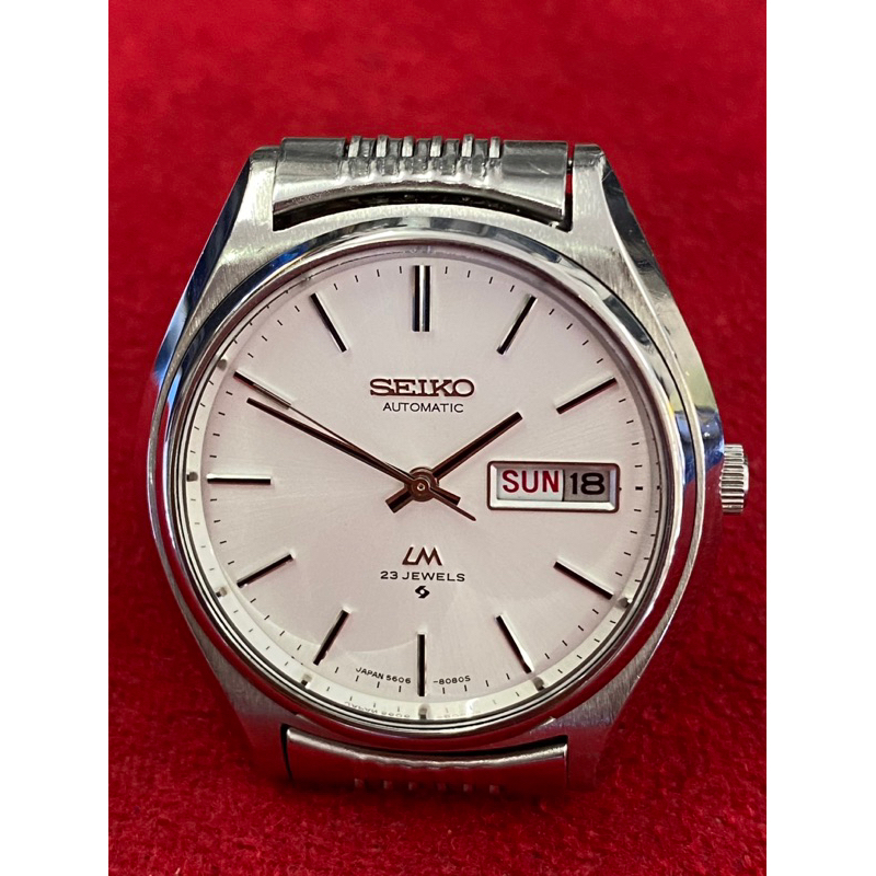 SEIKO Automatic LM 23 jewels ตัวเรือนสแตนเลส นาฬิกาผู้ชาย มือสองของแท้