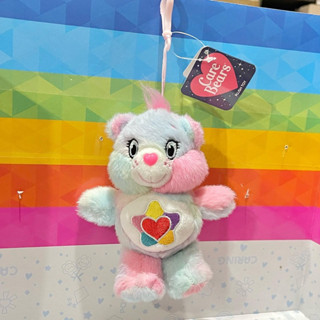 พร้อมส่ง🌈 พวงกุญแจตุ๊กตาหมี Care Bears True Heart ขนาด 10, 14 cm. ของแท้💯 ลิขสิทธิ์เกาหลี