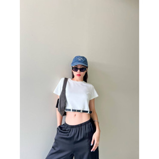 kloset A - Basic crop top+belt