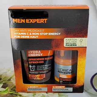 LOreal Mens Energy Revitalization Set Moisturizing, Moisturizing, and Antioxidant