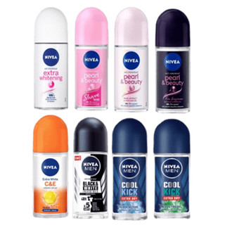 Nivea นีเวีย โรลออน ขนาด 50 มล. (สูตรชาย-หญิง) โรออน นีเวียเมน โรลออนชาย Roll-on