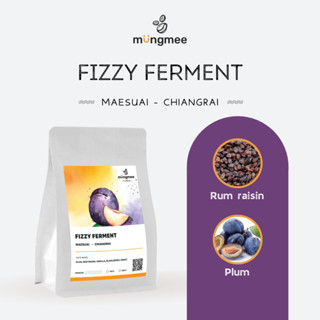 [ 9.15 โค้ด 9CRP4P25 ลด15% ] Mungmee Coffee เมล็ดกาแฟ คั่วอ่อน ดอยแม่สรวย Fizzy Ferment