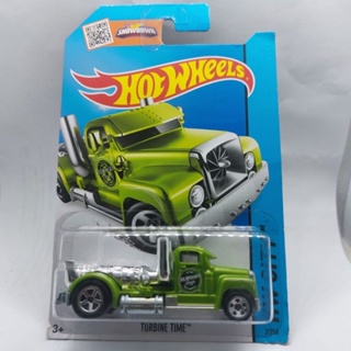 รถเหล็ก Hotwheels TURBINE TIME สีเขียว (ib29)