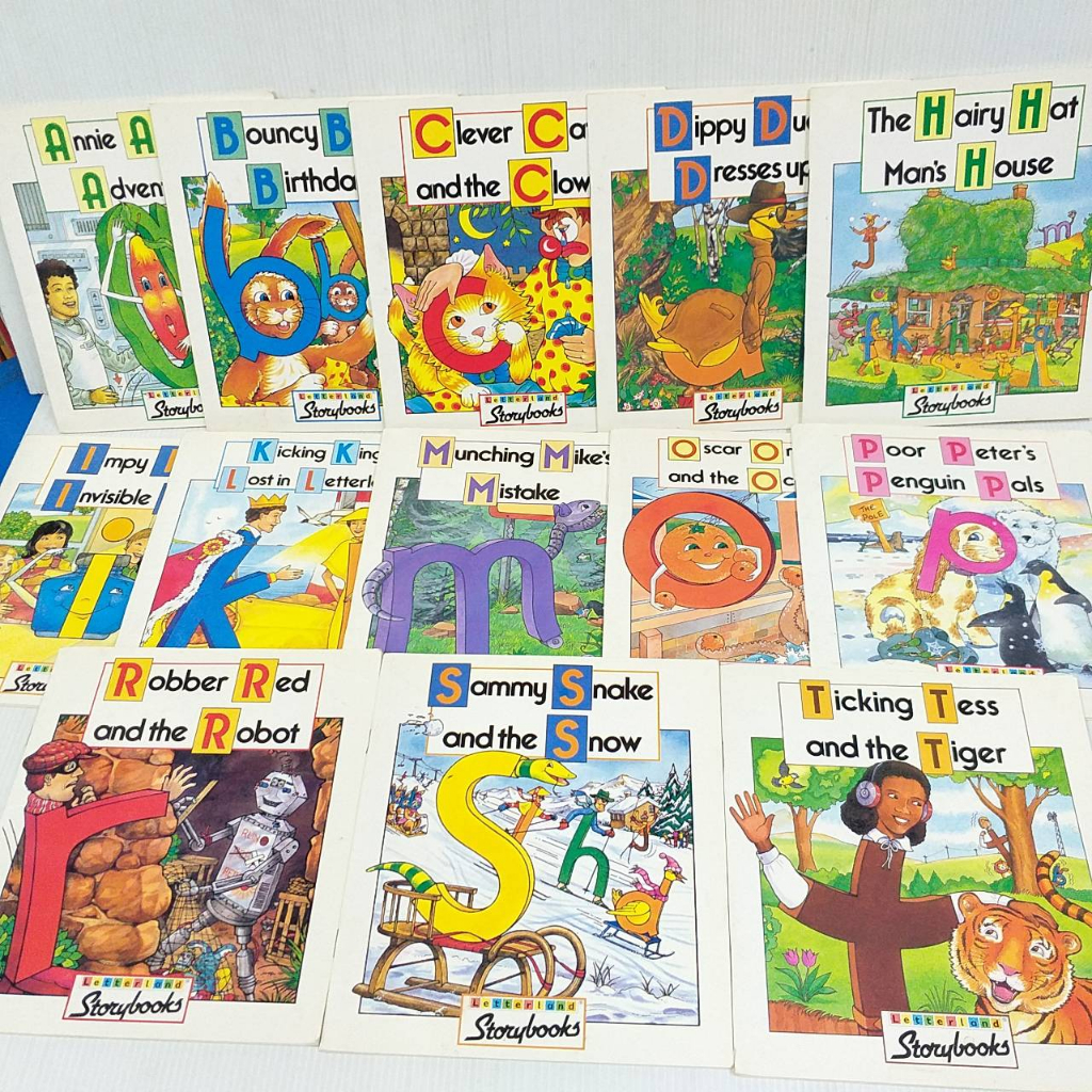 Letterland Storybooks นิทานภาษาอังกฤษ มือสอง นิทานหัดอ่านภาษาอังกฤษ ปกอ่อน