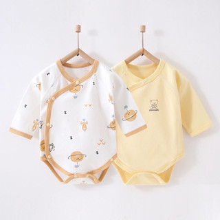 ชุดแรกเกิด เซท 2 ชุด ผ้าคอตตอน บอดี้สูททารก สำหรับ 0-3 เดือน…