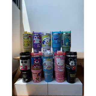 พร้อมส่งง!!! แก้วเก็บอุณหภูมิลายการ์ตูน 900ML ใหญ่จุใจ