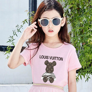 K-2266-SHORT  10สี เสื้อยืดเด็ก เสื้อเด็กแขนสั้นลายน่ารักๆ  เสื้อแขนสั้นลายการ์ตูน